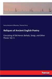 Reliques of Ancient English Poetry