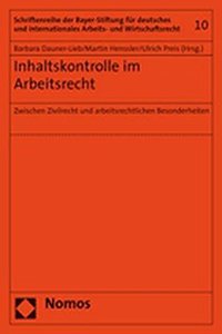 Inhaltskontrolle Im Arbeitsrecht