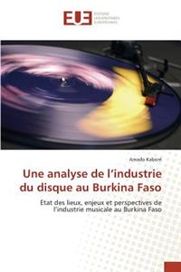 analyse de l'industrie du disque au Burkina Faso