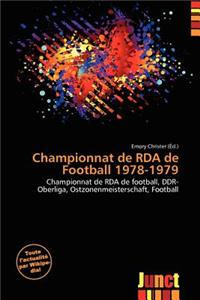 Championnat de RDA de Football 1978-1979