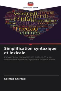 Simplification syntaxique et lexicale