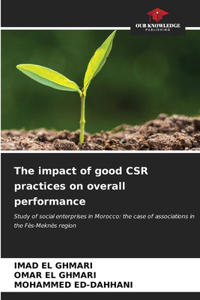 impact of good CSR practices on overall performance