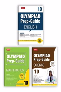 MTG Olympiad Prep-Guide Class 10 - Achievers Section with IMO-NSO-IEO Chapterwise Previous Year Question Paper For SOF 2023-24 Exam, Set of 3 Books (Mathematics, Science, English) MTG Editorial Board