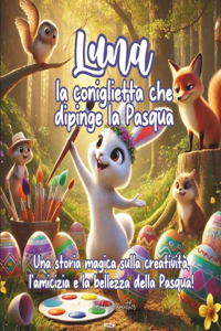 Luna, la coniglietta che dipinge la Pasqua