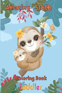 Amazing Sloth Coloring book toddler