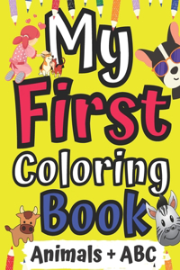 My First Coloring Book Animals + ABC