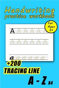 Handwriting practice workbook