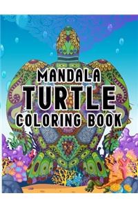 Mandala turtle coloring book
