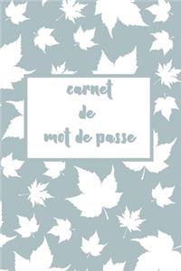 carnet de mot de passe