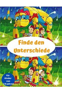 Finde den Unterschiede Für Kinder von 3-9 Jahren