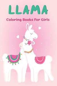 Llama Coloring Books For Girls