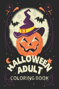 Halloween Adult Coloring Book