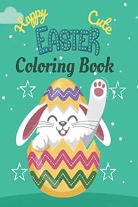 Happy Cute EASTER Coloring Book