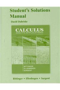 Student Solutions Manual for Calculus and Its Applications