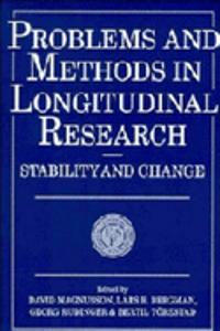 Problems and Methods in Longitudinal Research