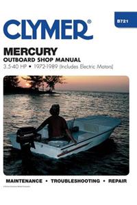 Mercury 3.5-40 HP Outboards Includes Electric Motors (1972-1989) Service Repair Manual