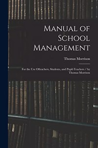 Manual of School Management