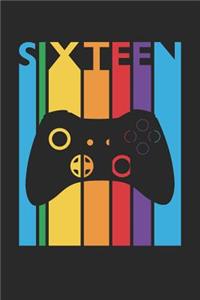Gaming Notebook for 16 Year Old Boys and Girls - Colorful Gaming Journal - 16th Birthday Gift for Gamer Diary