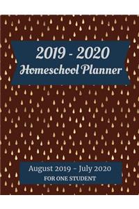 2019-2020 Homeschool Planner For One Student