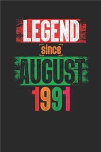 Legend Since August 1991