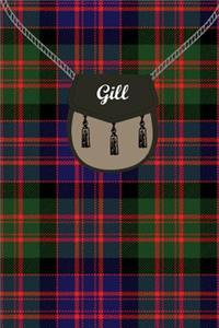 Gill Clan Tartan Journal/Notebook