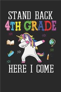 Stand Back 4th Grade Here I Come