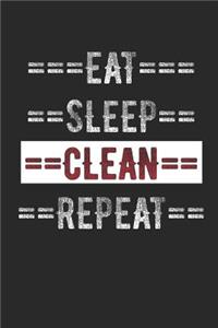 Cleaning Journal - Eat Sleep Clean Repeat
