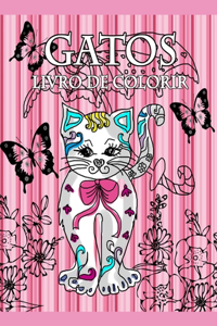 Gatos - Livro de Colorir