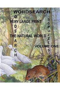 Word Search - Very Large Print - The Natural World