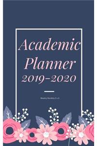 Academic Planner 2019-2020 weekly monthly 5 x 8