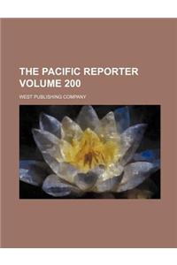 The Pacific Reporter Volume 200