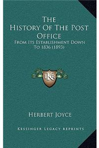 The History Of The Post Office