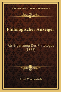 Philologischer Anzeiger