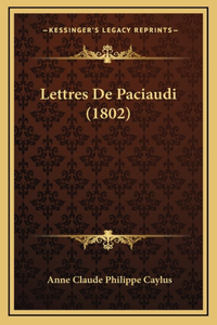Lettres de Paciaudi (1802)