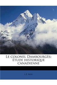 Le colonel Dambourgès