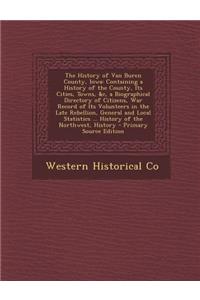 The History of Van Buren County, Iowa