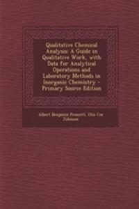 Qualitative Chemical Analysis