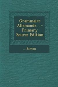 Grammaire Allemande...
