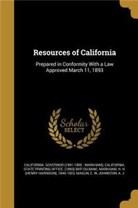 Resources of California