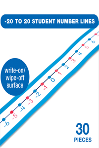 -20 to 20 Student Number Lines