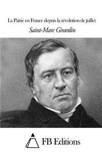 La Pairie en France depuis la révolution de juillet