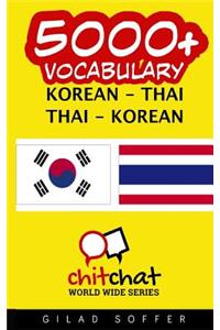 5000+ Korean - Thai Thai - Korean Vocabulary