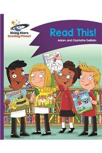 Reading Planet - Read This! - Purple: Comet Street Kids