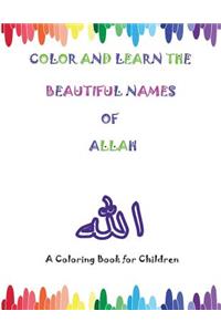 Color And Learn the Beautiful Names of Allah