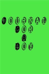 Journal For A Boy