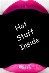 Hot Stuff Inside Journal Hot Pink Lips