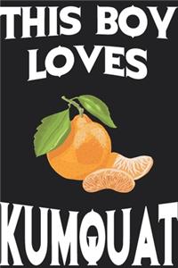This Boy Loves Kumquat Notebook