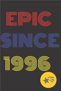Gift Idea Epic Since 1996 Notebook Vintage Birthday Gift Idea
