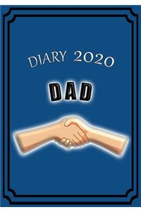 Diary 2020 Dad: Celebrate your favourite Dad with this Weekly Diary/Planner - 7" x 10" - Blue Cover