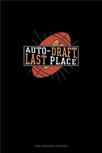 Auto Draft, Last Place